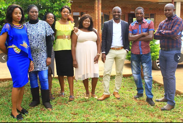 School teaching staff group photo